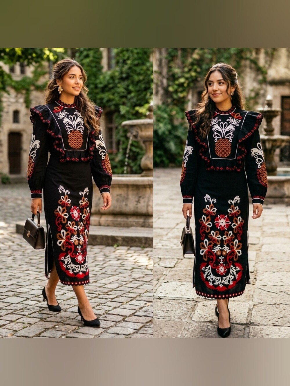 FARM Rio
Cashew Mandala Richilieu maxi dress